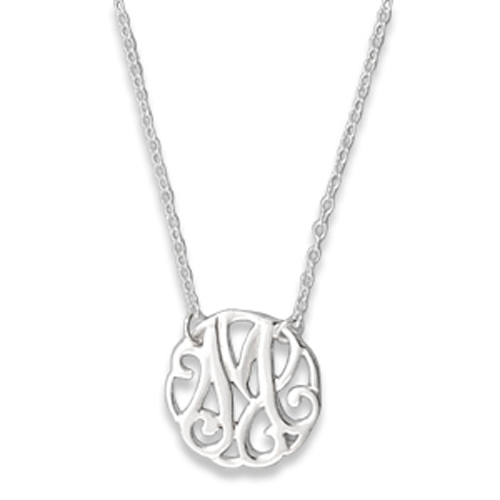 N0123-18 : 'M' Monogram Necklace